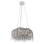 Люстра круглая подвесная с металлическими дугами и длинными цепочками 80 см Atlantis Chain варинант исполнения - 4 | Loft Concept в Челябинске