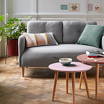 Кашпо из металла Elevated Planters красное варинант исполнения - 3 | Loft Concept в Челябинске