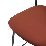 Стул барный с широкой полукруглой спинкой Chair Smooth Shapes варинант исполнения - 5 | Loft Concept в Челябинске