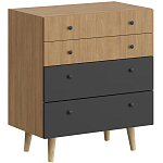 Комод с принтом на ящиках Elise Chest of Drawers варинант исполнения - 10 | Loft Concept в Челябинске