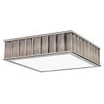 Потолочный светильник квадратный с гофрированным абажуром цвета графит Millennium варинант исполнения - 2 | Loft Concept в Челябинске