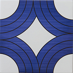 Дизайнерская плитка с узором Восьмерки варинант исполнения - 2 | Loft Concept в Челябинске