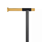 Держатель для туалетной бумаги с подвесным ершиком Black Bathroom Accessory варинант исполнения - 3 | Loft Concept в Челябинске