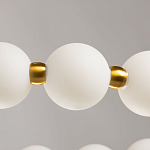 Люстра круглая с матовыми белыми шарами PEARLS Suspension варинант исполнения - 8 | Loft Concept в Челябинске