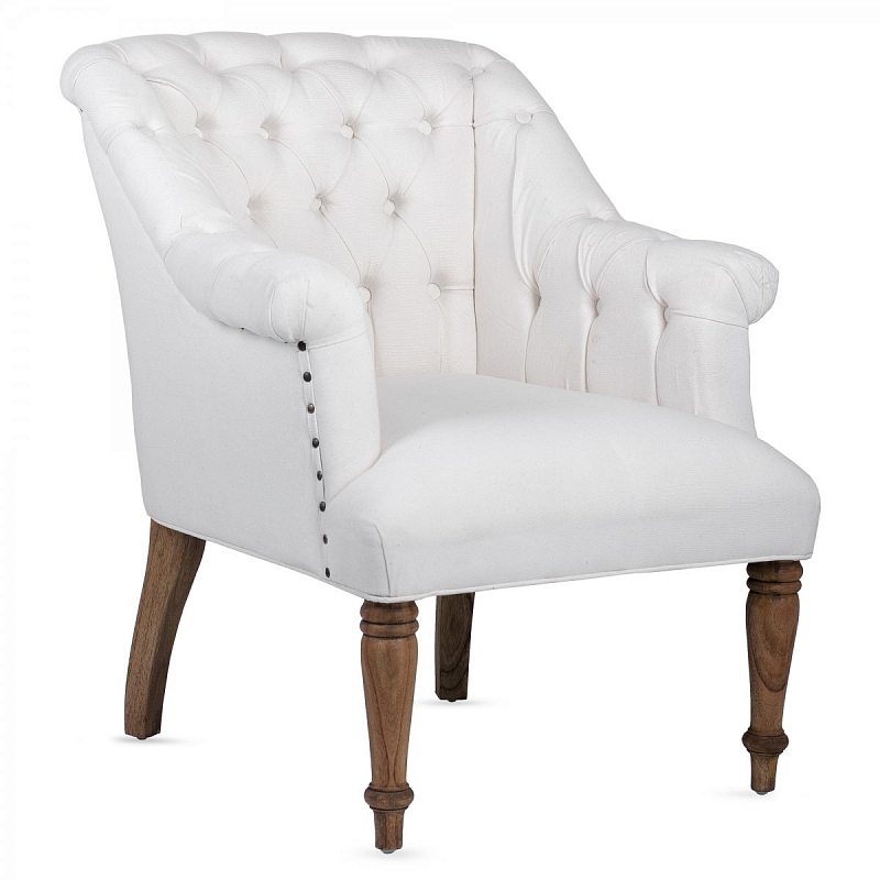 Кресло Montparnasse Chair avory ivory ( слоновая кость ) Дерево Акация в Челябинске | Loft Concept 