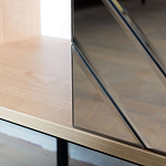 Шкаф-буфет с зеркальным декором Serena Cupboard варинант исполнения - 3 | Loft Concept в Челябинске