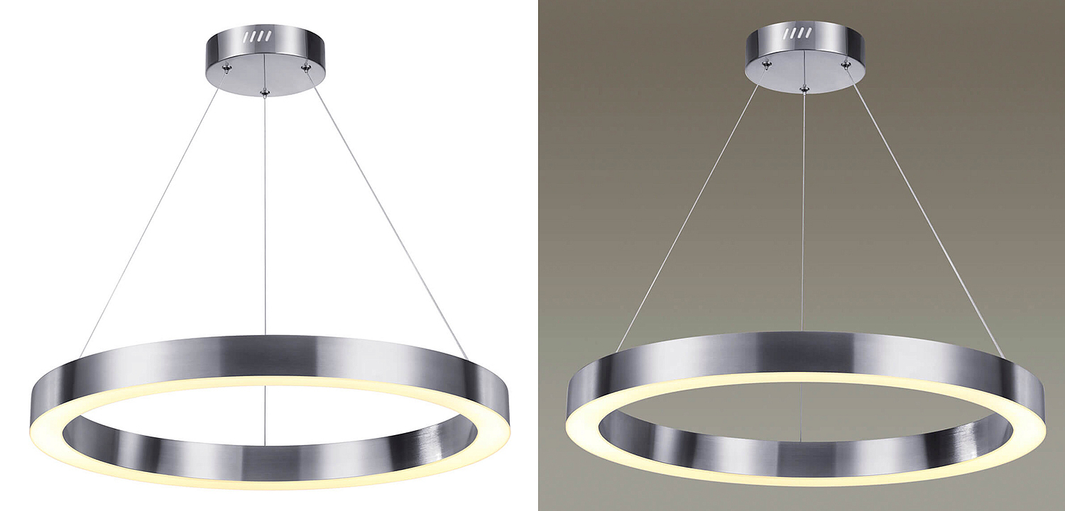 Подвесной светильник Nickel Ribbon Ring 60 Подвесной светильник Nickel Ribbon Ring 60 - Loft-Concept в Челябинске
