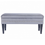 Мягкая банкетка с зоной для хранения Casket Grey варинант исполнения - 1 | Loft Concept в Челябинске