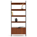 Стеллаж из орехового дерева Olson Rack варинант исполнения - 1 | Loft Concept в Челябинске