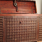 Большой Этнический сундук с металлическим декором  варинант исполнения - 1 | Loft Concept в Челябинске