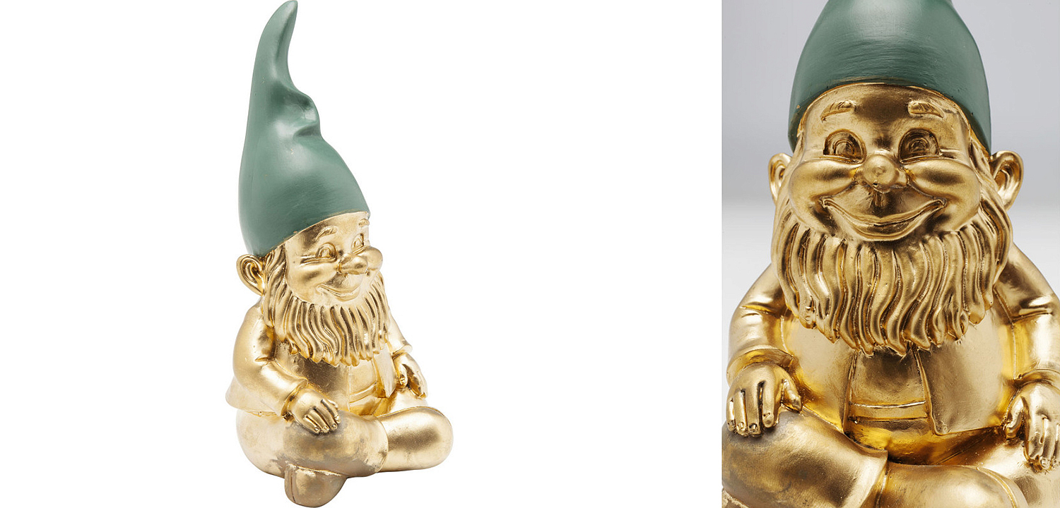 Статуэтка Golden Sitting Gnome Статуэтка Golden Sitting Gnome - Loft-Concept в Челябинске
