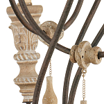 Люстра с состаренными резными элементами Big Graceful Profile варинант исполнения - 2 | Loft Concept в Челябинске