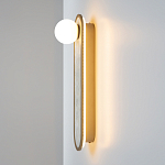 Бра перламутровый с плафоном Lunaris 45 см варинант исполнения - 6 | Loft Concept в Челябинске