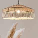 Люстра круглая плетеная с кисточками Dome Sun Glow варинант исполнения - 2 | Loft Concept в Челябинске