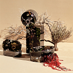 Шкатулка из эпоксидной смолы с цветами черная Epoxy Resin Pink Flowers Box Black варинант исполнения - 4 | Loft Concept в Челябинске