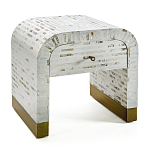 Тумбочка прикроватная Amo Bone Inlay Bedside Almond варинант исполнения - 4 | Loft Concept в Челябинске