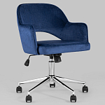 Кресло для компьютерного стола Veloury Blue варинант исполнения - 2 | Loft Concept в Челябинске