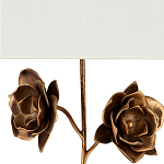 Бра с  каркасом в виде цветков розы и тканевым абажуром Flowers and Fox Roses варинант исполнения - 2 | Loft Concept в Челябинске