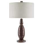 Настольная лампа из мрамора с тканевым абажуром Seductress варинант исполнения - 3 | Loft Concept в Челябинске