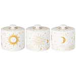 Чайный сервиз из фарфора с рисунком звезд и созвездий на 6 персон 14 предметов Porcelain Astronomy Collection варинант исполнения - 2 | Loft Concept в Челябинске