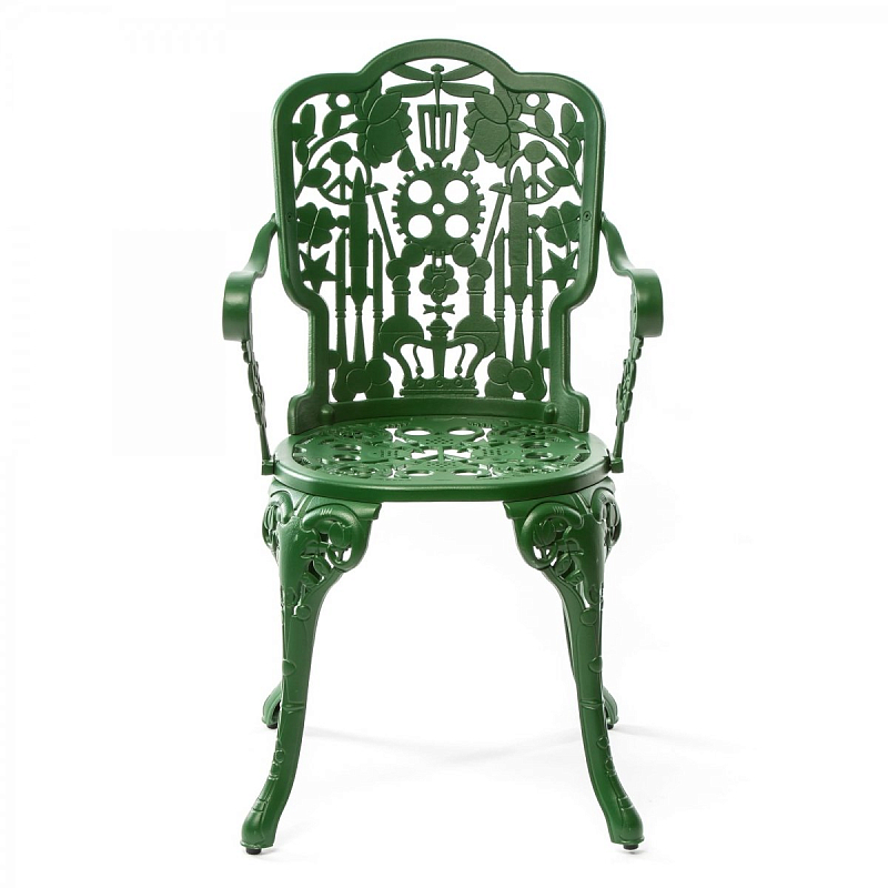 Стул Seletti Industry Collection ALUMINIUM ARMCHAIR – GREEN Зеленый Стул Seletti Industry Collection ALUMINIUM ARMCHAIR – GREEN Зеленый в Челябинске | Loft Concept