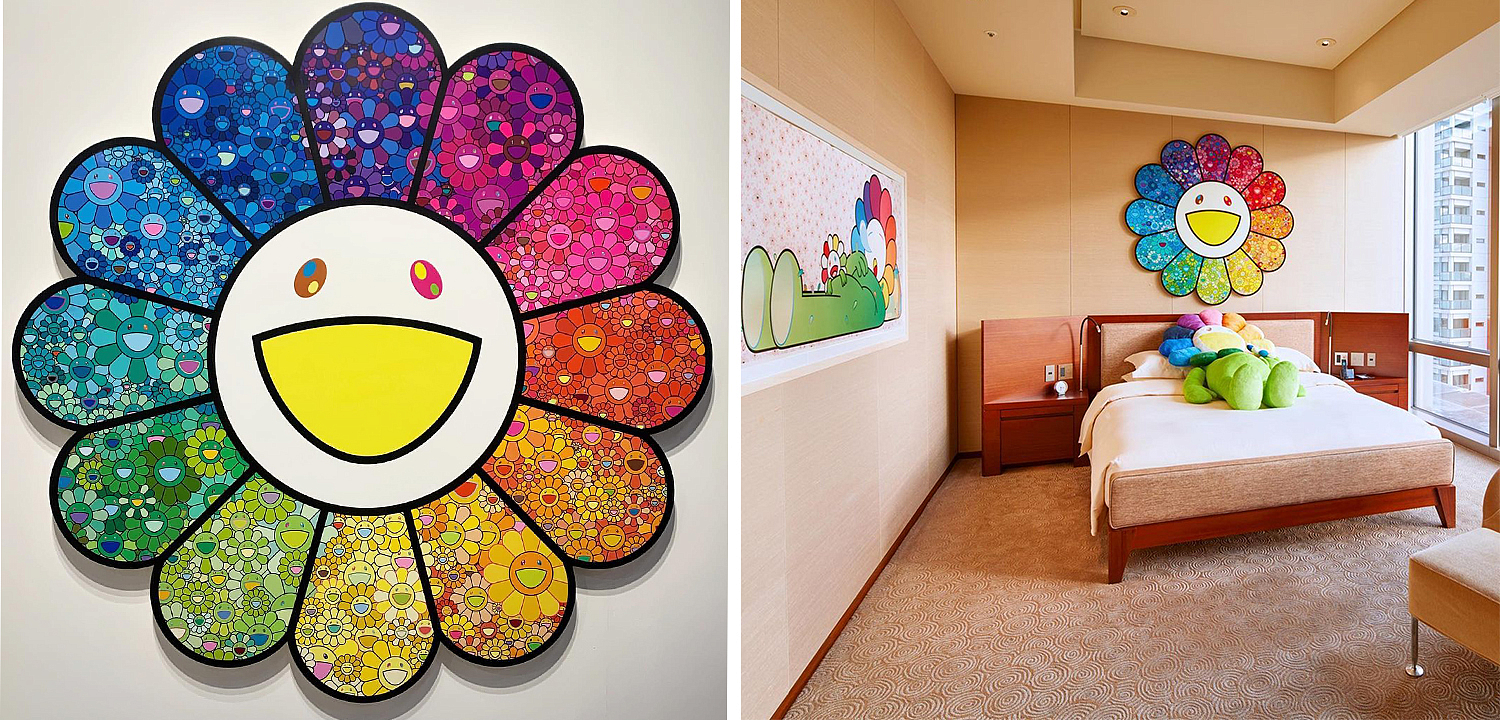 Takashi Murakami Арт-объект на стену Смеющийся Цветок большой Takashi Murakami Арт-объект на стену Смеющийся Цветок большой - Loft-Concept в Челябинске