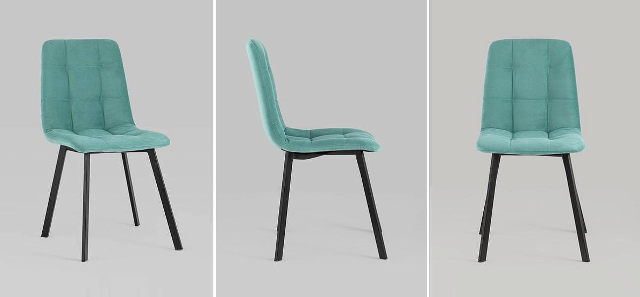 Стул NANCY S Chair Мятный Велюр Стул NANCY S Chair Мятный Велюр - Loft-Concept в Челябинске