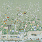 Обои ручная роспись Temple Newsam Mercury Grey варинант исполнения - 2 | Loft Concept в Челябинске