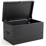 Деревянный сундук из массива манго Mango Chest Black варинант исполнения - 2 | Loft Concept в Челябинске