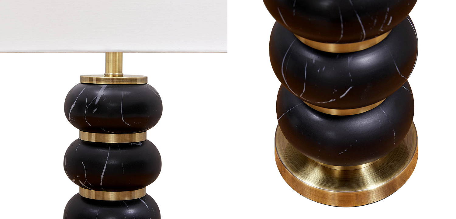 Настольная лампа с абажуром Alan Table Lamp Настольная лампа с абажуром Alan Table Lamp - Loft-Concept в Челябинске