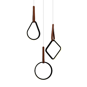 Подвесной светильник с геометрическими источниками света Geometric Architecture of Light