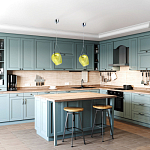 Подвесной светильник со стеклянном плафоном в форме бокала Kaleido варинант исполнения - 33 | Loft Concept в Челябинске