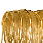 Люстра подвесная с металлическими цепочками и изогнутыми металлическими дугами 72 см Atlantis Chain варинант исполнения - 20 | Loft Concept в Челябинске