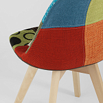 Стул с обивкой в стиле пэчворк Arvika варинант исполнения - 6 | Loft Concept в Челябинске