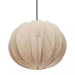 Подвесной светильник с бежевым тканевым абажуром Modern Textured Table Lamp варинант исполнения - 2 | Loft Concept в Челябинске