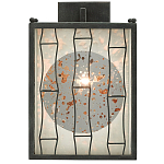 Бра с круглой зеркальной вставкой с эффектом ржавчины Stunning Radiance варинант исполнения - 2 | Loft Concept в Челябинске