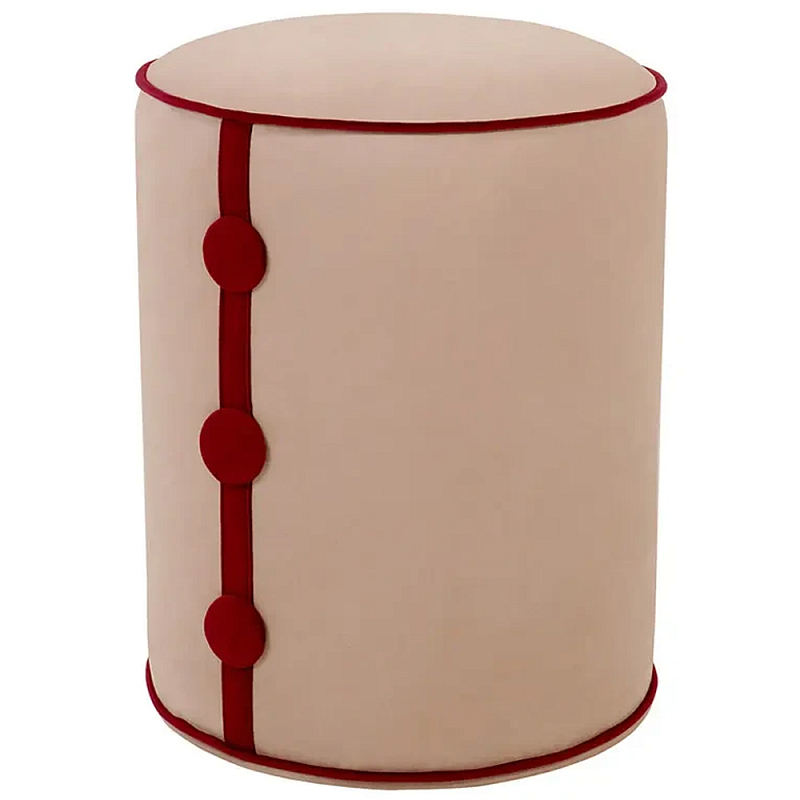 Круглый пуф Olivia Dots Pouf Бежевый Розовый Бирюзовый Зеленый Круглый пуф Olivia Dots Pouf Бежевый Розовый Бирюзовый Зеленый в Челябинске | Loft Concept