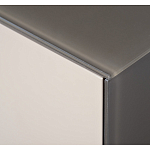 Комод со стеклянной столешницей и с выдвижными ящиками Minimalist Accent варинант исполнения - 3 | Loft Concept в Челябинске