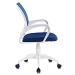 Офисное кресло с основанием из белого пластика Desk chairs Blue варинант исполнения - 3 | Loft Concept в Челябинске