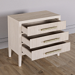 Тумба Primo  с тремя ящиками шпон Светлый дуб варинант исполнения - 4 | Loft Concept в Челябинске