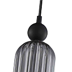 Подвесной светильник с рифленым стеклянным плафоном цилиндрической формы ARTICOLO варинант исполнения - 2 | Loft Concept в Челябинске