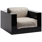 Дизайнерское кожаное кресло Poltronova Saratoga Armchair варинант исполнения - 2 | Loft Concept в Челябинске