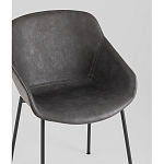 Стул Ashby экокожа серый варинант исполнения - 3 | Loft Concept в Челябинске