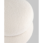 Пуф Полли S тедди белый варинант исполнения - 4 | Loft Concept в Челябинске