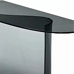 Консоль дымчатого цвета с изогнутым основанием Arabesque варинант исполнения - 1 | Loft Concept в Челябинске