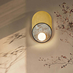 Бра с каменным диском в металлической раме Sandstone Painting варинант исполнения - 5 | Loft Concept в Челябинске