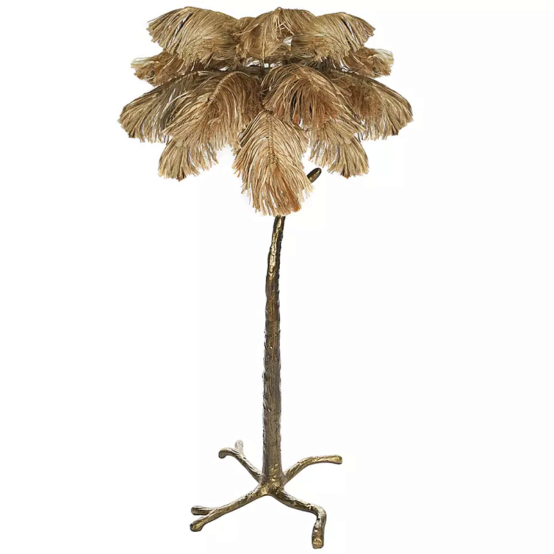 Торшер в виде пальмы Palm Tree Design Золотой Черный Торшер в виде пальмы Palm Tree Design Золотой Черный в Челябинске | Loft Concept
