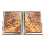 Портсигар на 10 сигарет с газовой зажигалкой из натурального камня Авантюрин Stone Cigarettes Cases варинант исполнения - 4 | Loft Concept в Челябинске