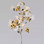 Торшер в виде белых и золотых цветов каллы Refined Taste of Light варинант исполнения - 2 | Loft Concept в Челябинске