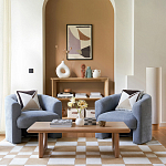 Стол журнальный из массива и шпона дуба Oak Essence Carden варинант исполнения - 6 | Loft Concept в Челябинске